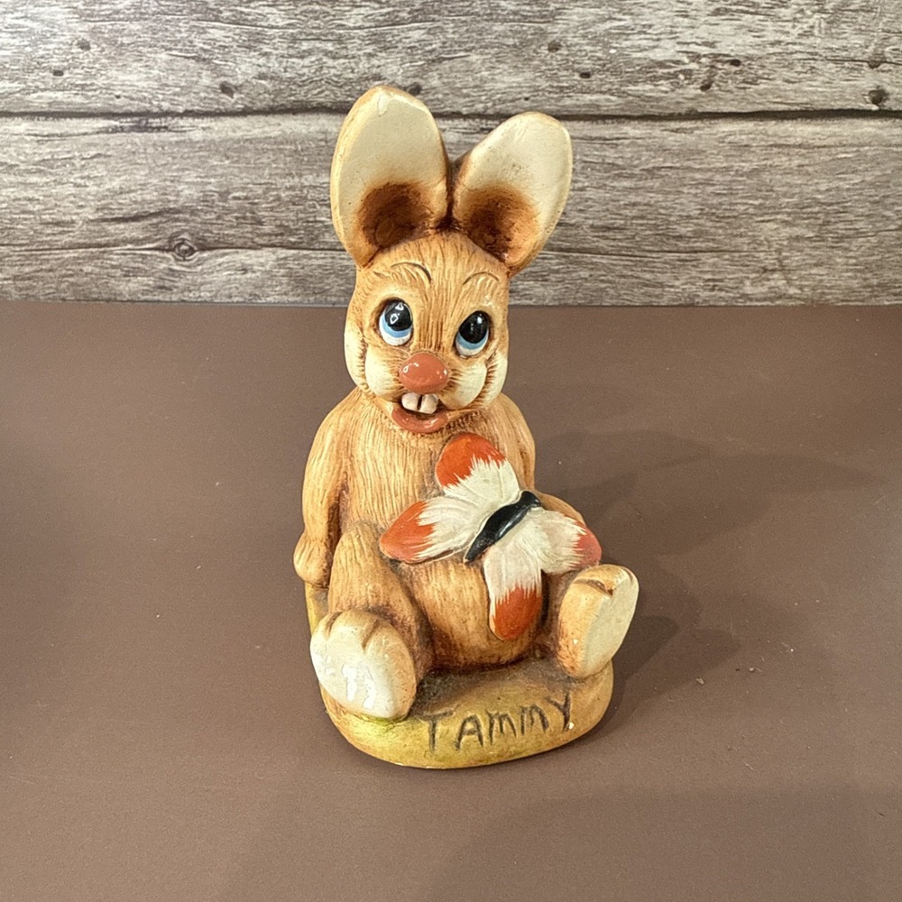 Vintage Moorcraft Tammy Bunny Rabbit Hand Painted Figurine England